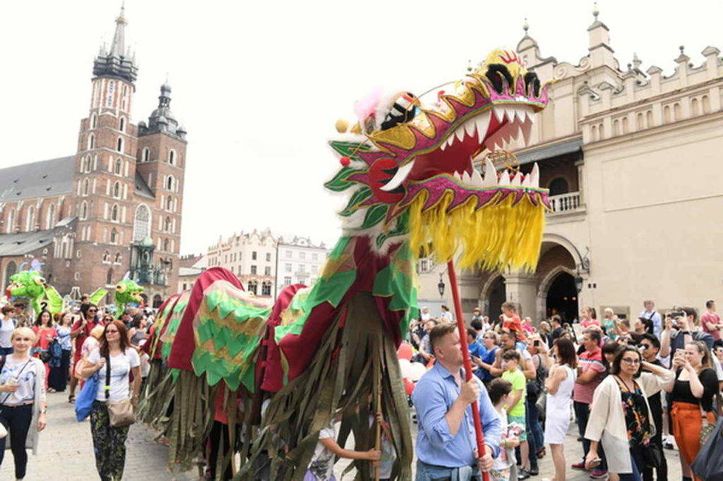 Parada Smoków w Krakowie